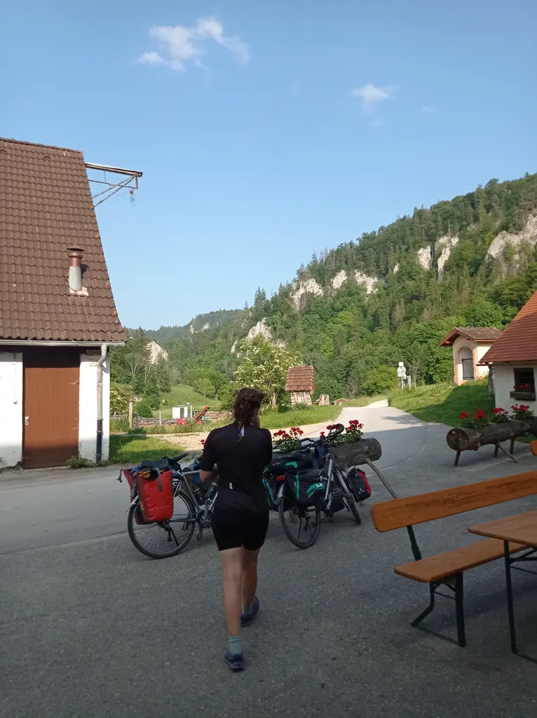 Mooie rustplek aan gasthof in het Donautal