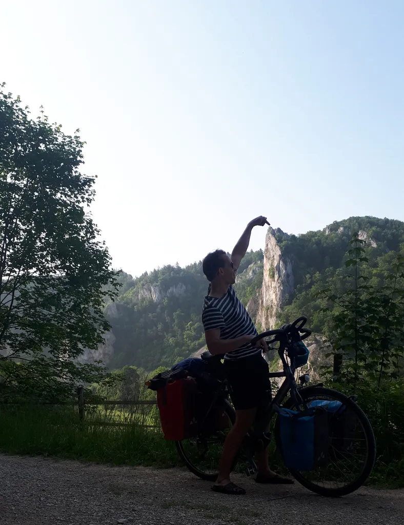 Mooie rustplek aan gasthof in het Donautal