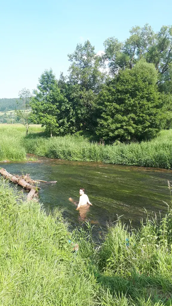 Mooie rustplek aan gasthof in het Donautal