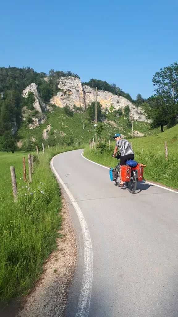 Mooie rustplek aan gasthof in het Donautal